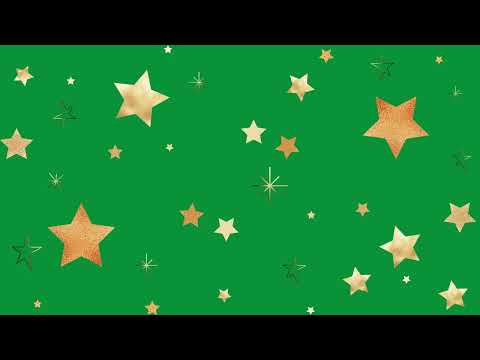 Мигающие  Звёзды | stars | Зеленый фон | animation | background video | ФутаЖОР