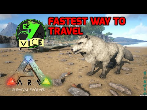 Ark Max Stats | Dire Wolf - FASTEST WAY TO TRAVEL!