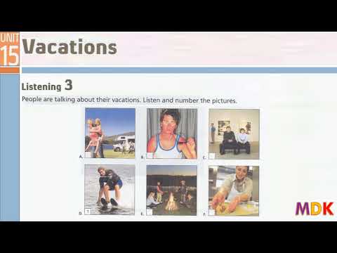 Tactics for Listening Third Edition Basic Unit 15 Vacations