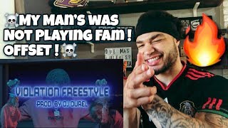 OFFSET (Migos) VIOLATION FREESTYLE ! Keep Dat S**T Quiet ! 🤫 AYE! 🔥
