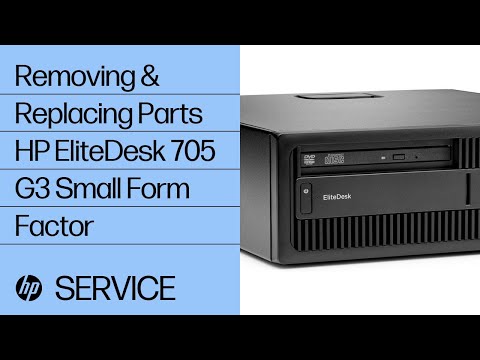 Removing & replacing parts for HP EliteDesk 705 G3 Small Form Factor | HP Computer Service