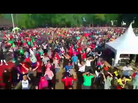 Ciptakan Warga Bojonegoro Sehat dengan Senam Masal | Asian Games 2018