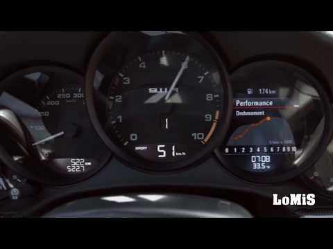 0-100 km/h | The new 911 R - Launch control, acceleration, sound!!