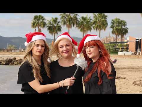 Fotoshooting am Strand mit mallorca erlebnis, Weihnachts-Edition