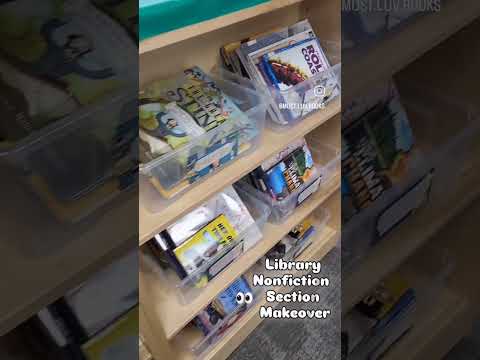 Library Nonfiction Section Makeover