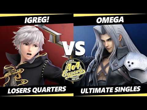 4o4 Smash Night 19 Losers Quarters - omega (Sephiroth, Joker) Vs. iGreg! (Robin) - SSBU Ultimate