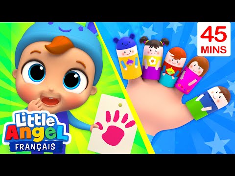 La Famille Doigt en français + Comptines pour bébé | Little Angel Français