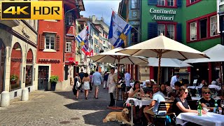 🇨🇭Swiss Summer in Zurich - 2023 | 4K HDR Walking Tour and Drone Views
