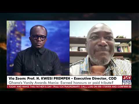 Ghana's vanity awards mania: Ministers deliver on a collective mandate that flows from the President