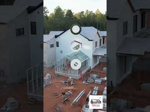Gable attached greenhouse install #greenhouse #install #shorts #construction #virginia #plantlover