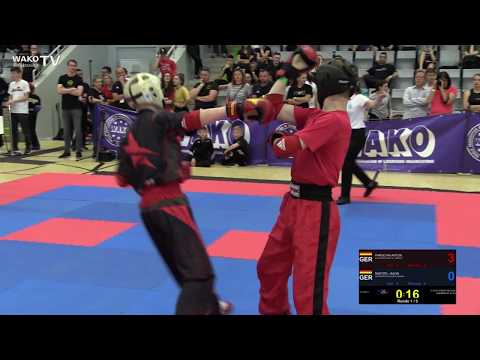 Deutsche Meisterschaft 2019 - Finale PF Jun.m -57 kg Anton Parschin vs Jason Baetzel