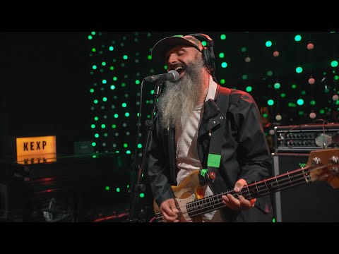 Algernon Cadwallader performing live in the KEXP studio in November 2025