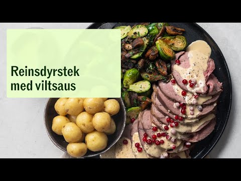 Reinsdyrstek med viltsaus | MatPrat