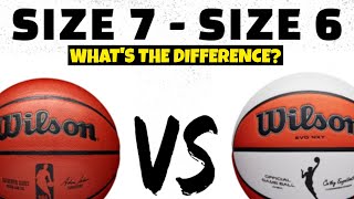 It changes everything! Size 7 vs Size 6 Choose the right basketball for your game.