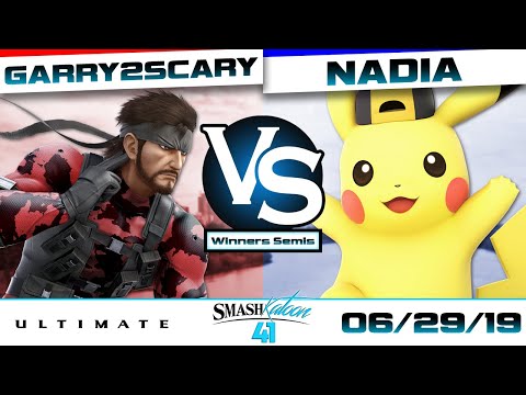 Garry2Scary (Snake) vs. NadiA (Pikachu, Mac) - Winners Semis - Smashkatoon 41