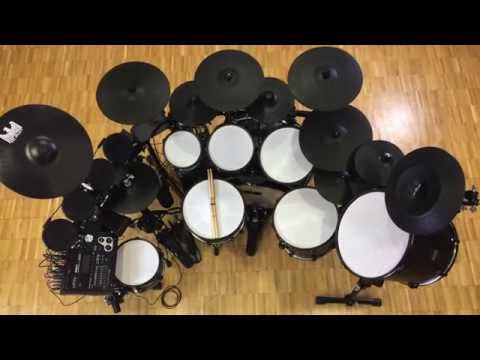 BlackBird custom electronic drum set