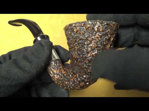 Pipa Brebbia First Calabash Rocciata - filtro 9mm