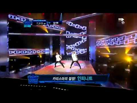 110825 INFINITE @ M! Countdown Dance Battle