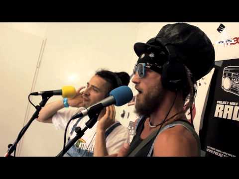 Atomic Spliff live in the Radio United studio @ Dour festival 2014