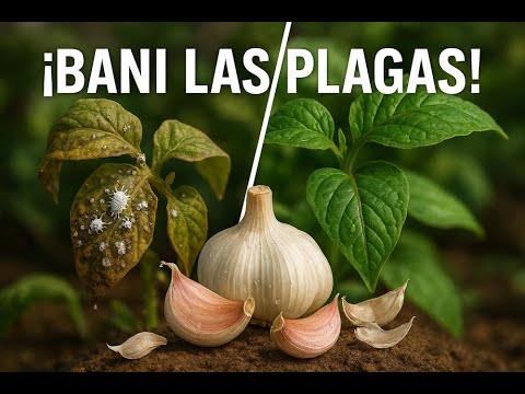 PESTS The Power of Garlic to Eliminate Mealybugs and Fungus in 1 Minute 🧄🌱 100% Natural