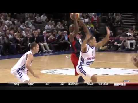 Nice move by Kobe vs Great Britain 19th July