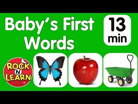 Baby’s First Words - Food, Activities & Animals | When will my toddler speak?