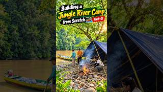 Download lagu Building a Jungle River Camp from Scratch 🛶 Part-01 mp3