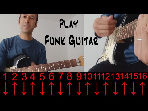16th Note Strumming - Funk and Pop styles - patterns and examples
