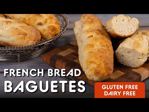 Crispy AND Chewy Gluten Free French Bread Baguette Recipe | Dairy Free Too! | gf explorers