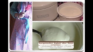 GOURMEO  #2 Joghurt-Bereiter ohne Strom * cremiger Joghurt