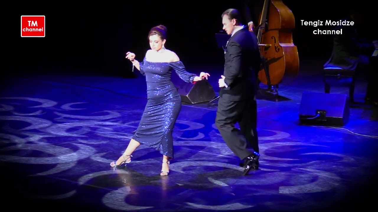 Video thumbnail for Tango dance performance. 🕺💃Maxim Akhmetzhanov and Razan Merei with “Solo Tango Orquesta”. Танго.