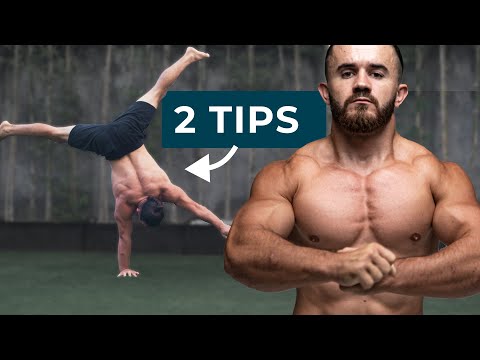 Teaching One Arm Handstand to pro calisthenics athlete - feat. Andry Strong