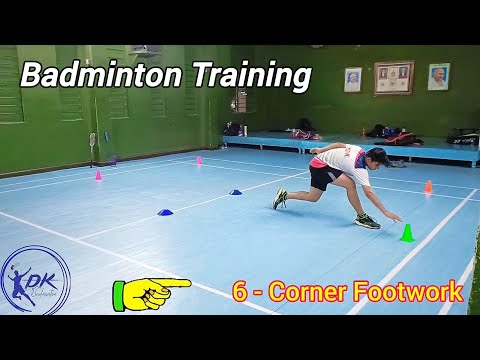 6 Corner Footwork | Badminton Training