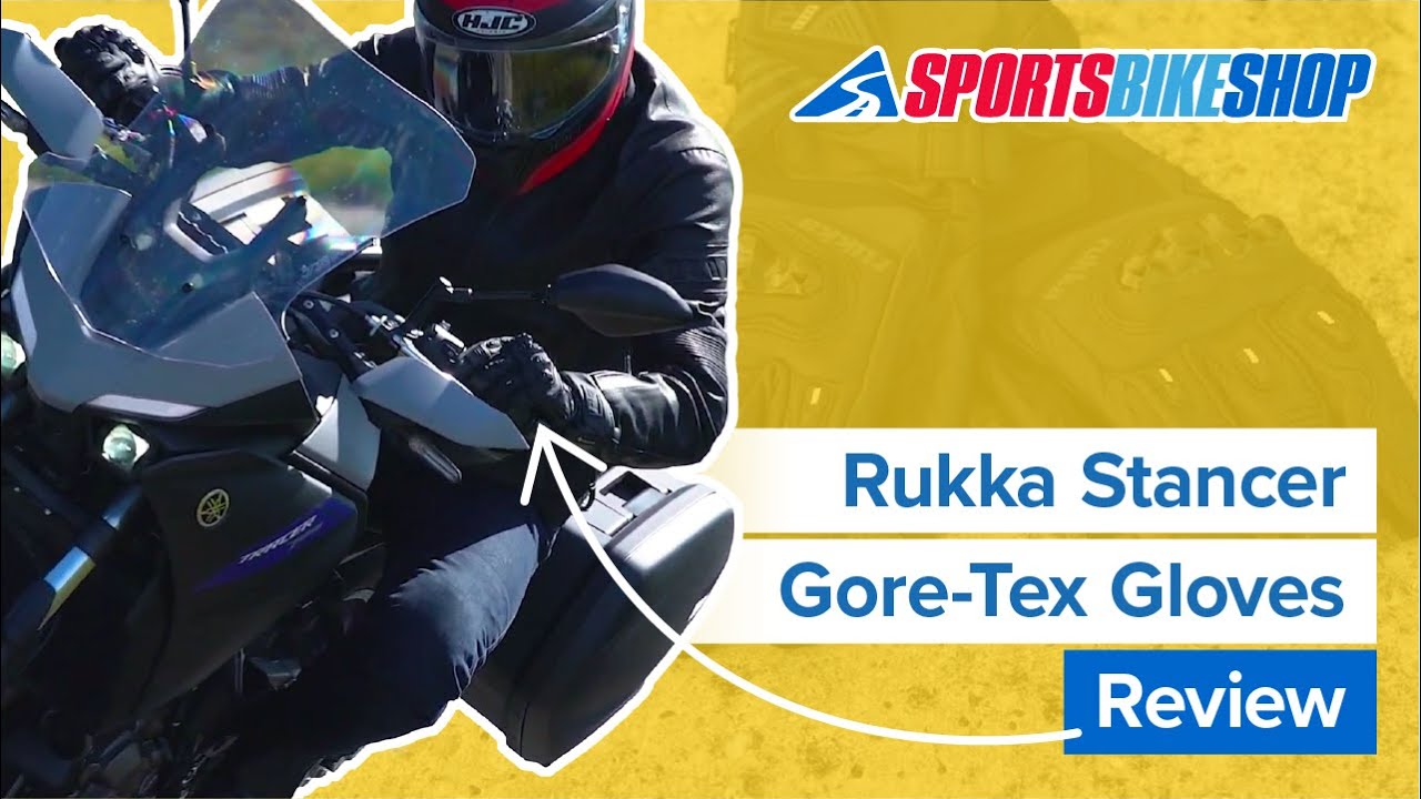 Rukka Stancer Leather Gore-Tex Gloves - Black Video