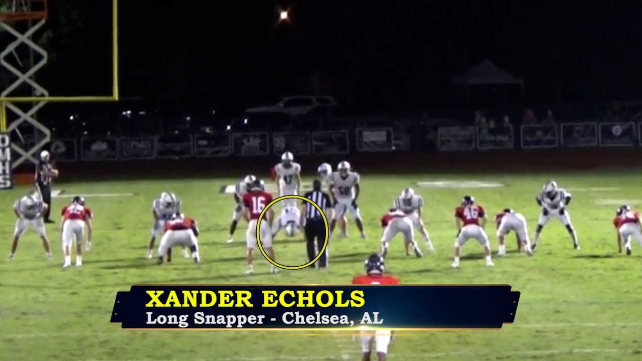 Xander Echols is a Talented Long Snapper from Chelsea High School in Alabama