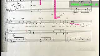 KATE BUSH   AND DREAM OF SHEEP ANNOTATED SCORE STRUCTURE &amp; VARIOUS FEATURES