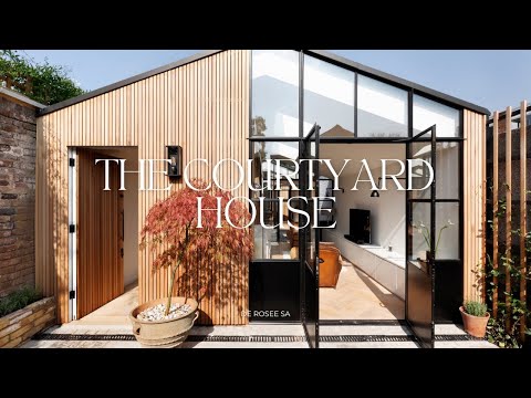 Light Filled House Design With Cobbled Courtyards