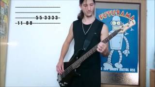 Green Day - 21 guns - bass cover + tabs