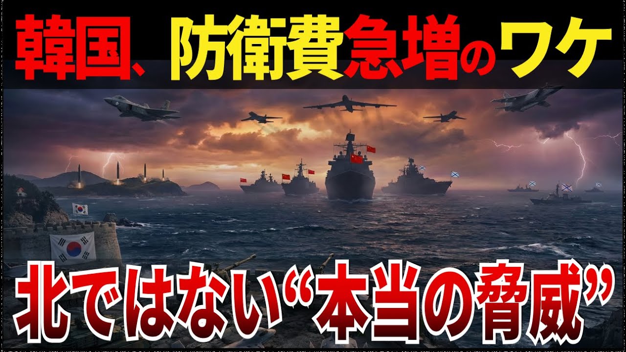 【ゆっくり解説】なぜ、韓国は防衛費を急増させているのか？北朝鮮だけではない本当の敵
