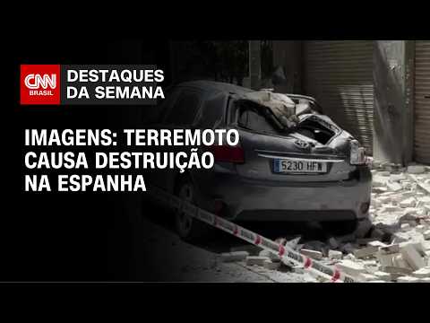 Terremoto de magnitude 4,9 atinge Granada, na Espanha, e causa danos | DESTAQUES DA SEMANA