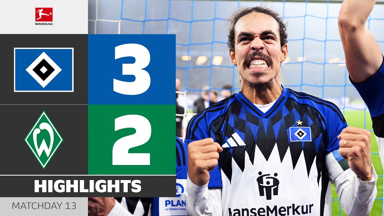 Highlights: Hamburger SV vs Werder Bremen