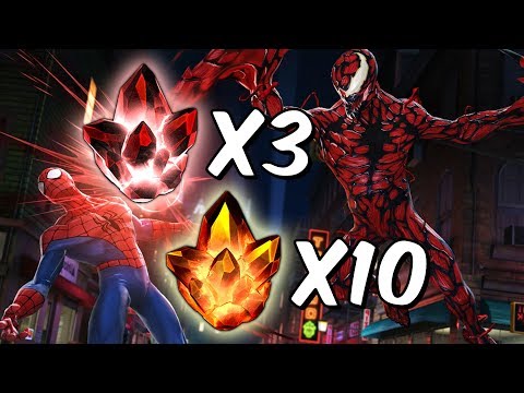 3x Five Star & 10x Four Star Crystal Opening! - Marvel Contest Of Champions