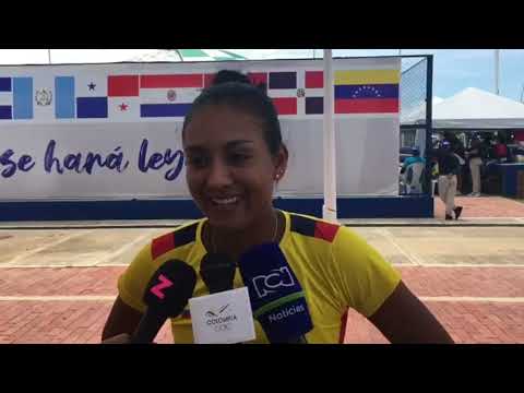 Yuliana Lizarazo - Oro en los sencillos femenino del tenis bolivariano