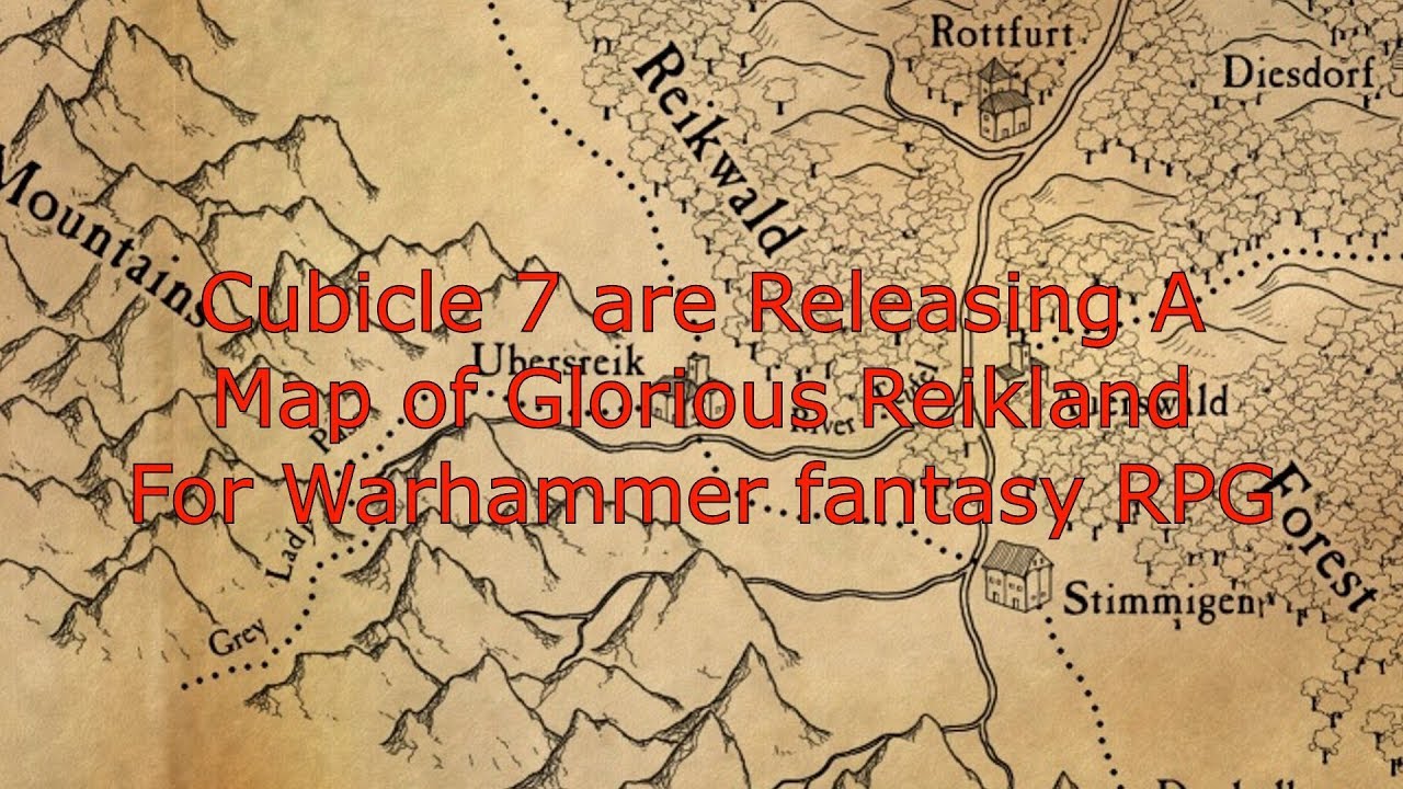 Cubicle 7 are releasing a Map of Glorious Reikland for WFRP