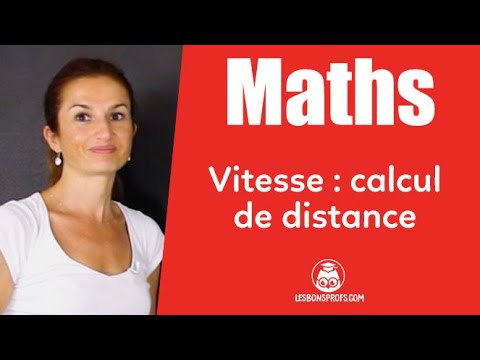 Vitesse : calcul de distance