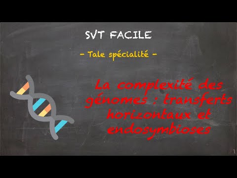 SVT FACILE - Tale spé. - La complexification des génomes : transferts horizontaux et endosymbioses