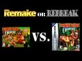 ROR Donkey Kong Country SNES Vs GBA