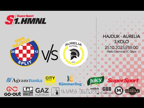 Uživo: MNK Hajduk Split - Aurelia Futsal