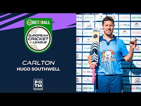 POTM: H.Southwell - CAR vs CLJ | Highlights | Bet2Ball European Cricket League Day 4, Group C |ECL22
