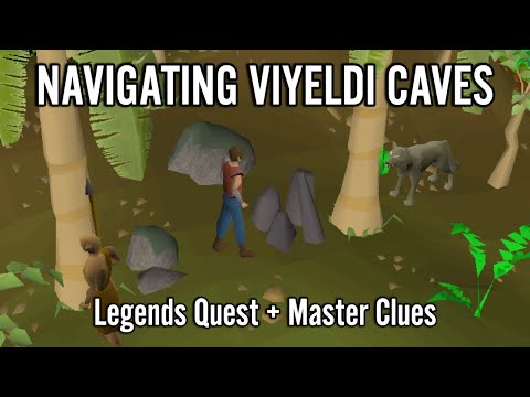 OSRS Navigating Viyeldi Caves - Legends Quest + Master Clues